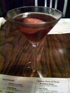A perfectly crafted Manhattan.